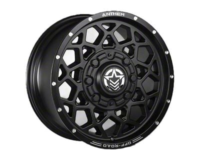 Anthem Off-Road Avenger Satin Black Wheel; 18x9; 18mm Offset (99-04 Jeep Grand Cherokee WJ)