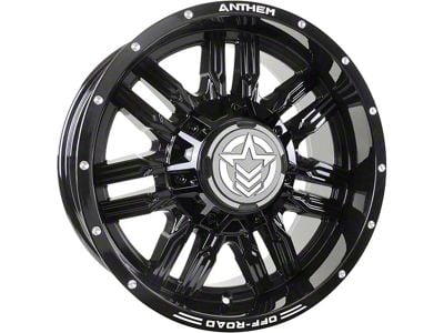 Anthem Off-Road Equalizer Gloss Black Wheel; 18x9; 0mm Offset (99-04 Jeep Grand Cherokee WJ)