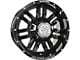 Anthem Off-Road Equalizer Gloss Black Wheel; 18x9; 0mm Offset (18-24 Jeep Wrangler JL)