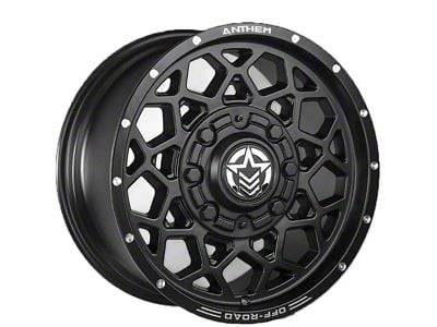 Anthem Off-Road Avenger Satin Black Wheel; 17x9; 0mm Offset (07-18 Jeep Wrangler JK)