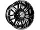 Anthem Off-Road Equalizer Gloss Black Milled Wheel; 18x10 (07-18 Jeep Wrangler JK)