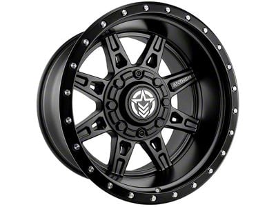 Anthem Off-Road Rogue Satin Black Wheel; 20x12 (07-18 Jeep Wrangler JK)