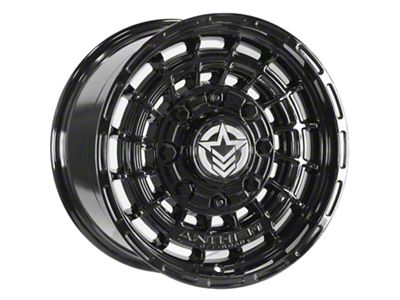 Anthem Off-Road Viper Gloss Black Wheel; 17x9 (07-18 Jeep Wrangler JK)