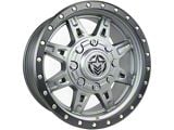 Anthem Off-Road Rogue Titanium Gray Wheel; 17x9; -12mm Offset (18-24 Jeep Wrangler JL)