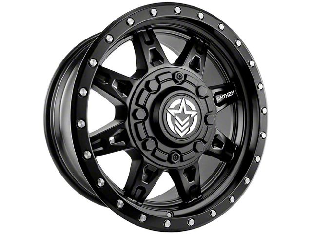 Anthem Off-Road Rogue Satin Black Wheel; 18x9 (18-24 Jeep Wrangler JL)