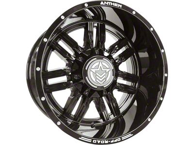 Anthem Off-Road Equalizer Gloss Black 6-Lug Wheel; 20x12; -44mm Offset (16-23 Tacoma)