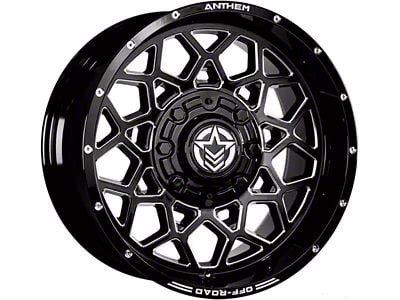Anthem Off-Road Avenger Gloss Black Milled 6-Lug Wheel; 18x9; 18mm Offset (22-24 Tundra)
