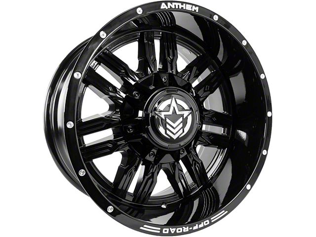 Anthem Off-Road Equalizer Gloss Black 6-Lug Wheel; 20x10; -24mm Offset (22-24 Tundra)