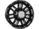 Anthem Off-Road Equalizer Gloss Black Milled 6-Lug Wheel; 18x9; -12mm Offset (05-15 Tacoma)