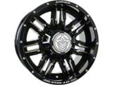 Anthem Off-Road Equalizer Gloss Black Milled 6-Lug Wheel; 18x9; -12mm Offset (10-24 4Runner)