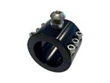 Apex Chassis FOX ATS Stabilizer Tie Rod Clamp; Black; 2-Inch ID (20-24 Jeep Gladiator JT)