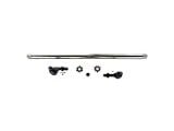 Apex Chassis 1-Ton Drag Link Kit with Flip Kit; Polished Aluminum (07-18 Jeep Wrangler JK)