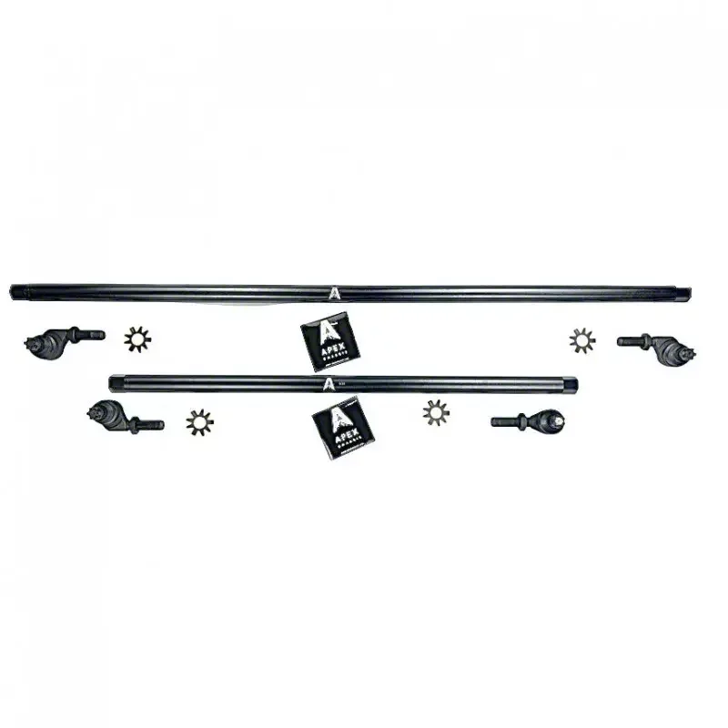 Apex Chassis Jeep Wrangler 1-Ton Steering Kit with Flip Kit; Steel ...