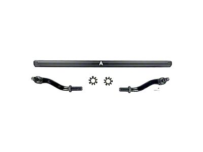 Apex Chassis 2.5-Ton Tie Rod Assembly; Black Aluminum (18-24 Jeep Wrangler JL, Excluding Rubicon)