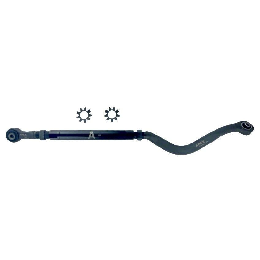 Apex Chassis Jeep Wrangler Heavy Duty Adjustable Front Track Bar; Black ...