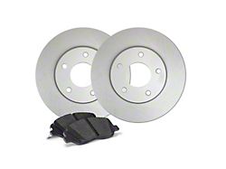 Apex One Enviro-Friendly Geomet OE Brake Rotor and Friction Point Pad Kit; Front (20-24 Jeep Gladiator JT)