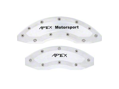 Apex Overlay Gen III Brake Caliper Overlays; Raw; Front and Rear (03-24 4Runner w/ 18+ Inch Wheels)