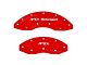 Apex Overlay Gen III Brake Caliper Overlays; Red; Front and Rear (03-24 4Runner w/ 18+ Inch Wheels)