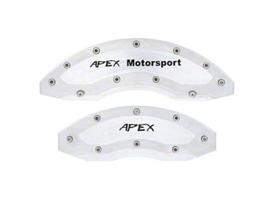 Apex Overlay Gen III Brake Caliper Overlays; Raw; Front and Rear (21-24 Bronco Sport w/ 18+ Inch Wheels)