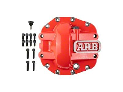 ARB Dana M186 Front Differential Cover; Red (18-25 Jeep Wrangler JL, Excluding Rubicon)