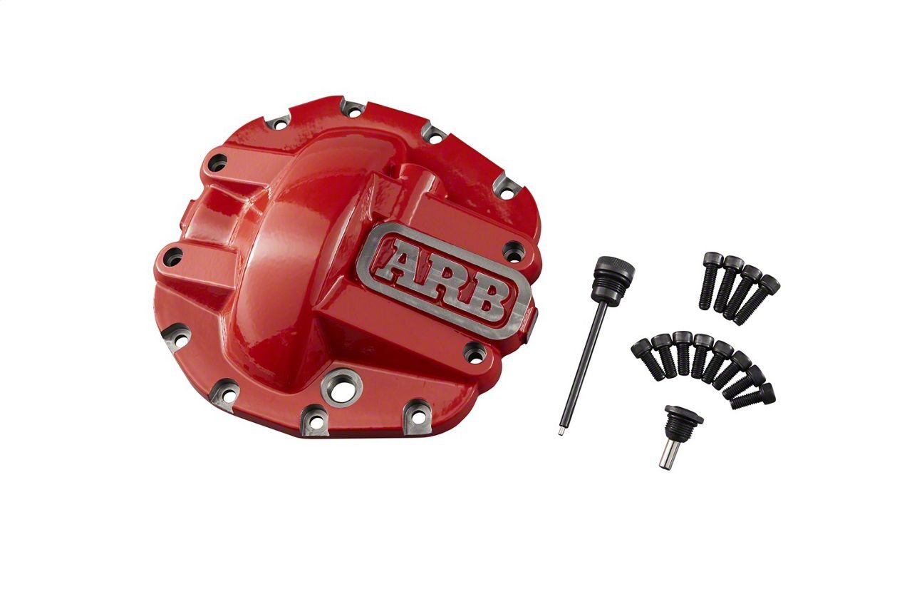 ARB Jeep Wrangler M200 Rear Differential Cover; Red 0750010 (18-24 Jeep ...