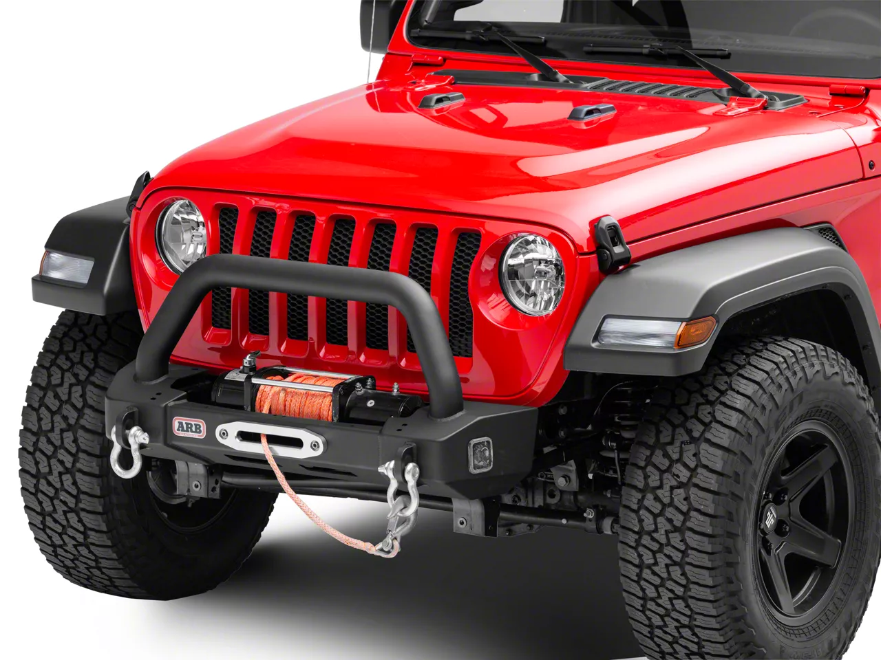 ARB Jeep Wrangler Classic Stubby Front Bumper 3450450 (18-24 Jeep ...