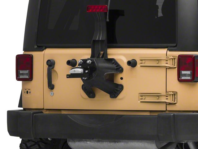 ARB Spare Tire Mount License Plate Relocator (87-18 Jeep Wrangler YJ, TJ & JK)