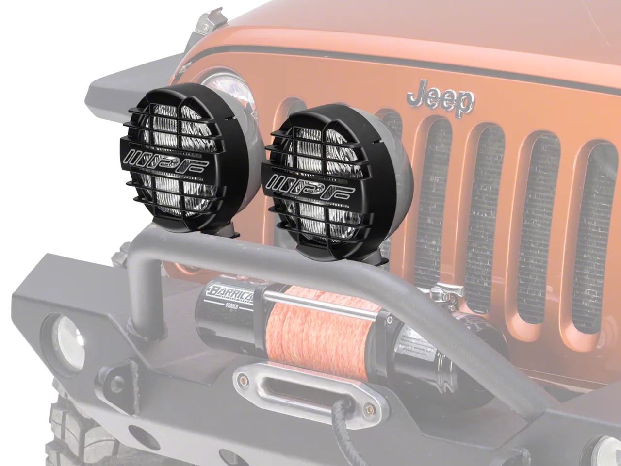 ARB Jeep Wrangler 8-Inch IPF 900XS Extreme Round Halogen Lights ...