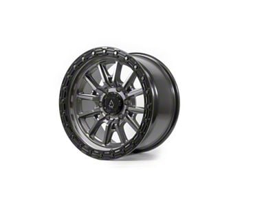 Arena Trek Glossy Gun Metal Center with Glossy Black Lip 6-Lug Wheel; 20x9; 20mm Offset (04-15 Titan)