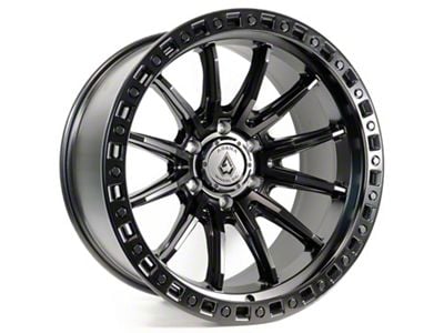 Arena Mission Satin Black 6-Lug Wheel; 17x9; 0mm Offset (05-15 Tacoma)