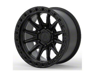 Arena Mission Satin Black 6-Lug Wheel; 17x9; -12mm Offset (05-15 Tacoma)