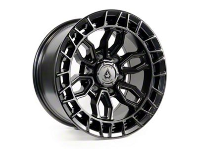 Arena Recon Satin Black 6-Lug Wheel; 17x9; -12mm Offset (10-24 4Runner)