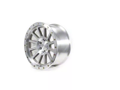 Arena Ammo Bright Machine with Zinc Bolts 6-Lug Wheel; 17x9; 0mm Offset (22-25 Bronco Raptor)