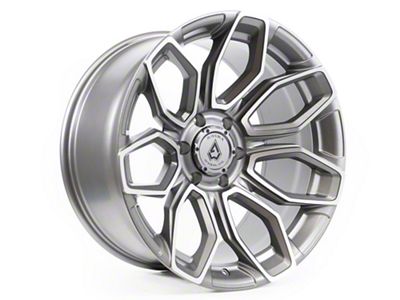 Arena Cobra Texture Gun Metal Machine Clear Coat 6-Lug Wheel; 20x10; -18mm Offset (22-25 Bronco Raptor)