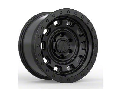 Arena Gunner Satin Black 6-Lug Wheel; 17x9; 0mm Offset (22-25 Bronco Raptor)