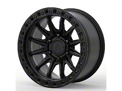 Arena Mission Satin Black 6-Lug Wheel; 17x9; -12mm Offset (22-25 Bronco Raptor)