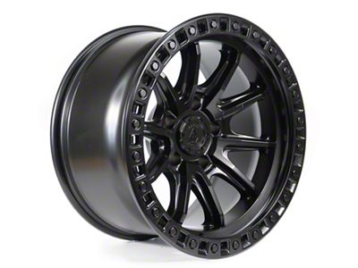 Arena Mission Satin Black Wheel; 20x9; 0mm Offset (05-10 Jeep Grand Cherokee WK)