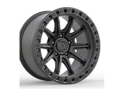 Arena Mission Satin Black Wheel; 17x9; 0mm Offset (07-18 Jeep Wrangler JK)