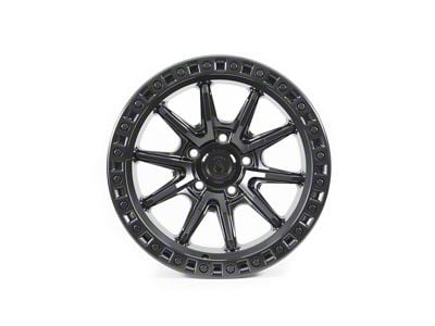 Arena Mission Satin Black Wheel; 17x9; -12mm Offset (07-18 Jeep Wrangler JK)