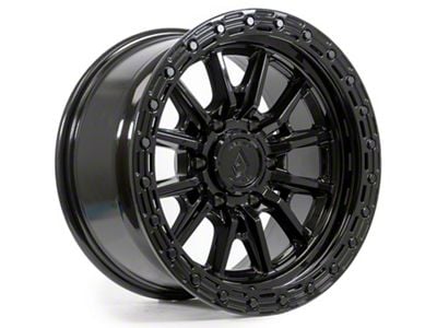 Arena Trek Glossy Black Wheel; 17x9; 1mm Offset (07-18 Jeep Wrangler JK)