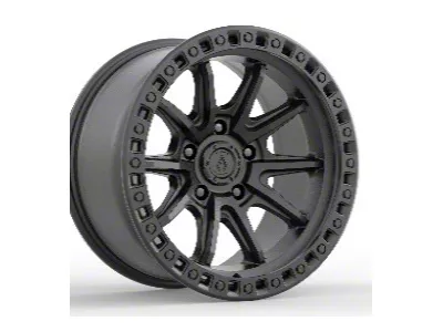 Arena Mission Satin Black Wheel; 17x9; -12mm Offset (18-25 Jeep Wrangler JL)