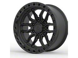 Arena Hustle Satin Black Center with Glossy Black Lip 6-Lug Wheel; 20x10; -18mm Offset (22-25 Tundra)