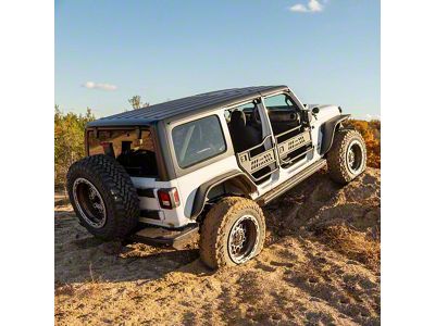 Rear Fender Flares; Textured Black (18-24 Jeep Wrangler JL)