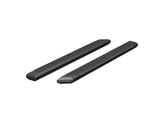 5.50-Inch AdvantEDGE Side Step Bars without Mounting Brackets; Carbide Black (05-23 Tacoma Double Cab)