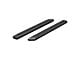 5.50-Inch AdvantEDGE Side Step Bars without Mounting Brackets; Carbide Black (05-23 Tacoma Double Cab)