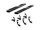 6-Inch Oval Side Step Bars; Black (07-21 Tundra Double Cab)