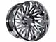 Arkon Off-Road Armstrong Chrome 6-Lug Wheel; Left Directional; 22x12; -51mm Offset (03-09 4Runner)