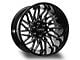 Arkon Off-Road Apollo Gloss Black Milled 6-Lug Wheel; 20x12; -51mm Offset (04-15 Titan)