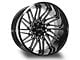 Arkon Off-Road Apollo Gloss Black Milled 6-Lug Wheel; 24x14; -81mm Offset (04-15 Titan)