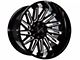 Arkon Off-Road Armstrong Gloss Black Milled 6-Lug Wheel; Left Directional; 20x10; -25mm Offset (04-15 Titan)